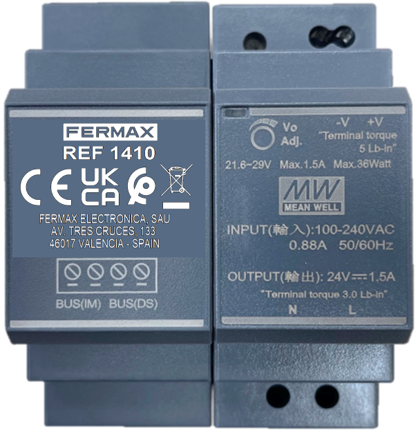 ALIMENTADOR KIT WAY DIN4 24VDC-1.5A