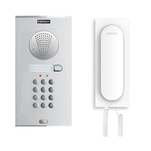 Fermax audio auxiliary full doorman Kit, composed of Street board and home  doorman phone. Intercom phone