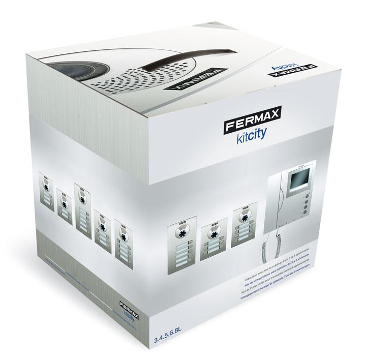 KIT VIDEO EDIFICIO VDS 6/L COLOR